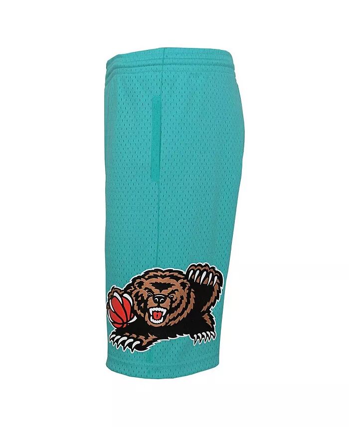 Шорты Big Boys Turquoise Vancouver Grizzlies Hardwood Classics Swingman Mitchell & Ness — фото 2