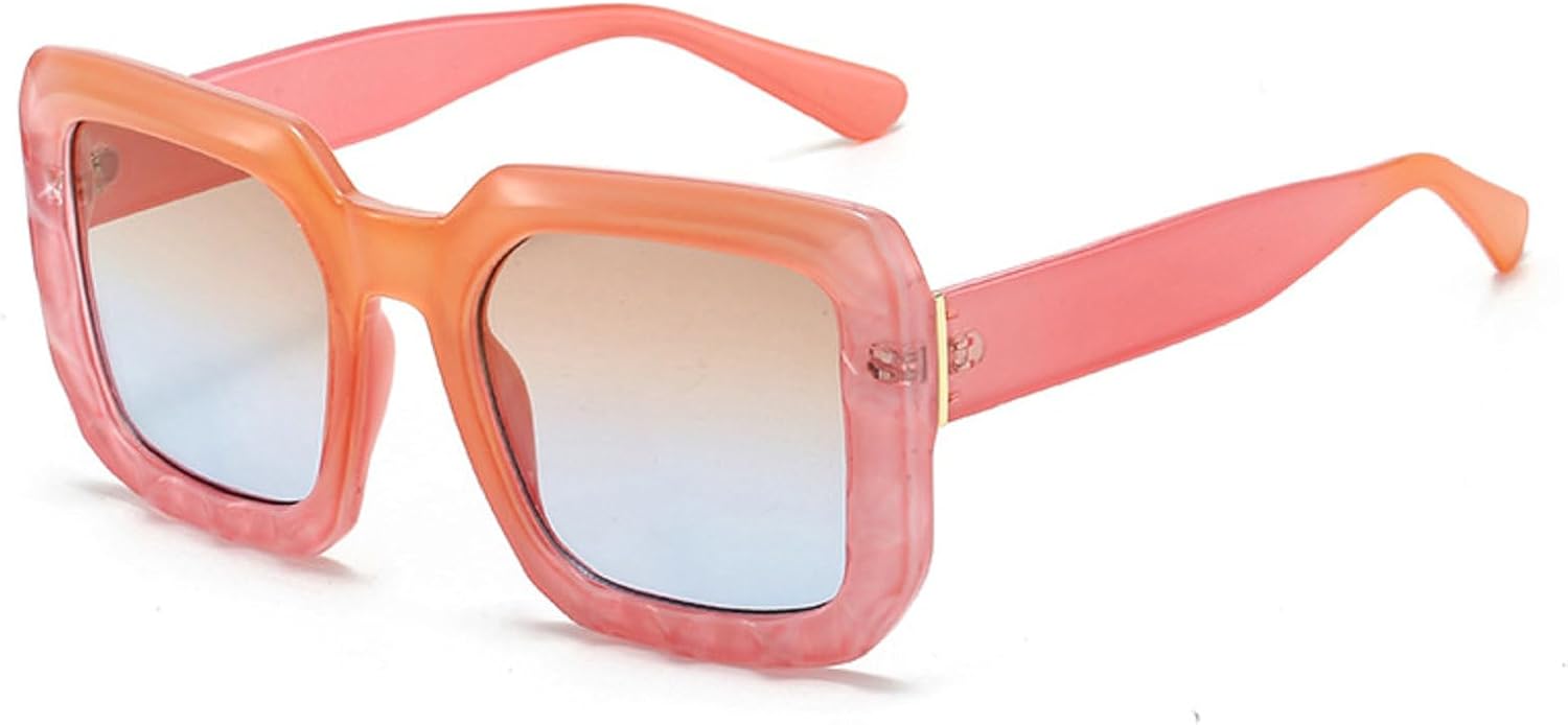 

Винтажные роскошные солнцезащитные очки Y2K для женщин и мужчин, панк-стиль, популярные, для активного отдыха, защита от УФ-излучения UV400, модные, модель 5687 Melrose, Pink