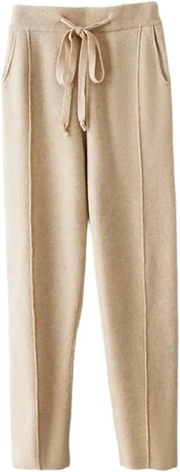 

Женские брюки-карандаш из мериносовой шерсти Stretch Slim-Fit