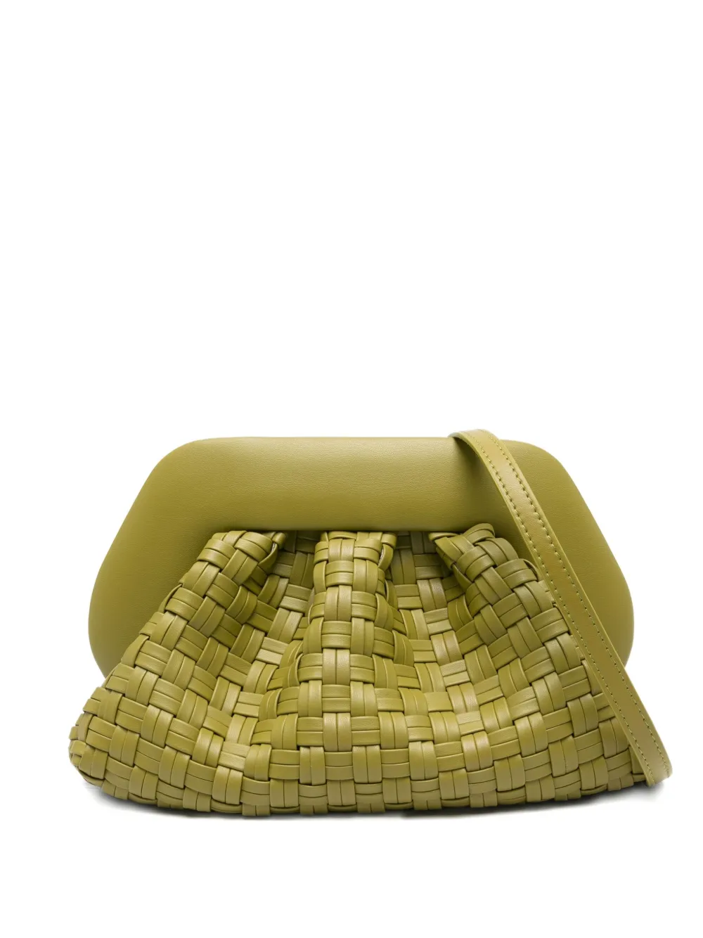 

Клатч со сборками Themoirè, зеленый