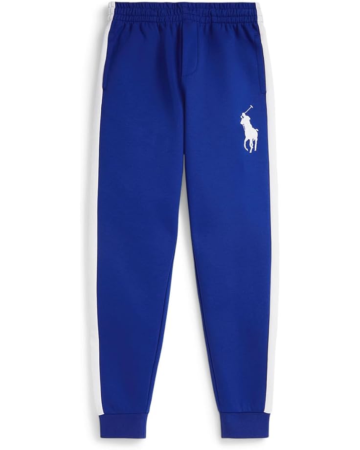 

Брюки Polo Ralph Lauren Kids Striped Double-Knit Jogger Pants, цвет Classic Azure/White