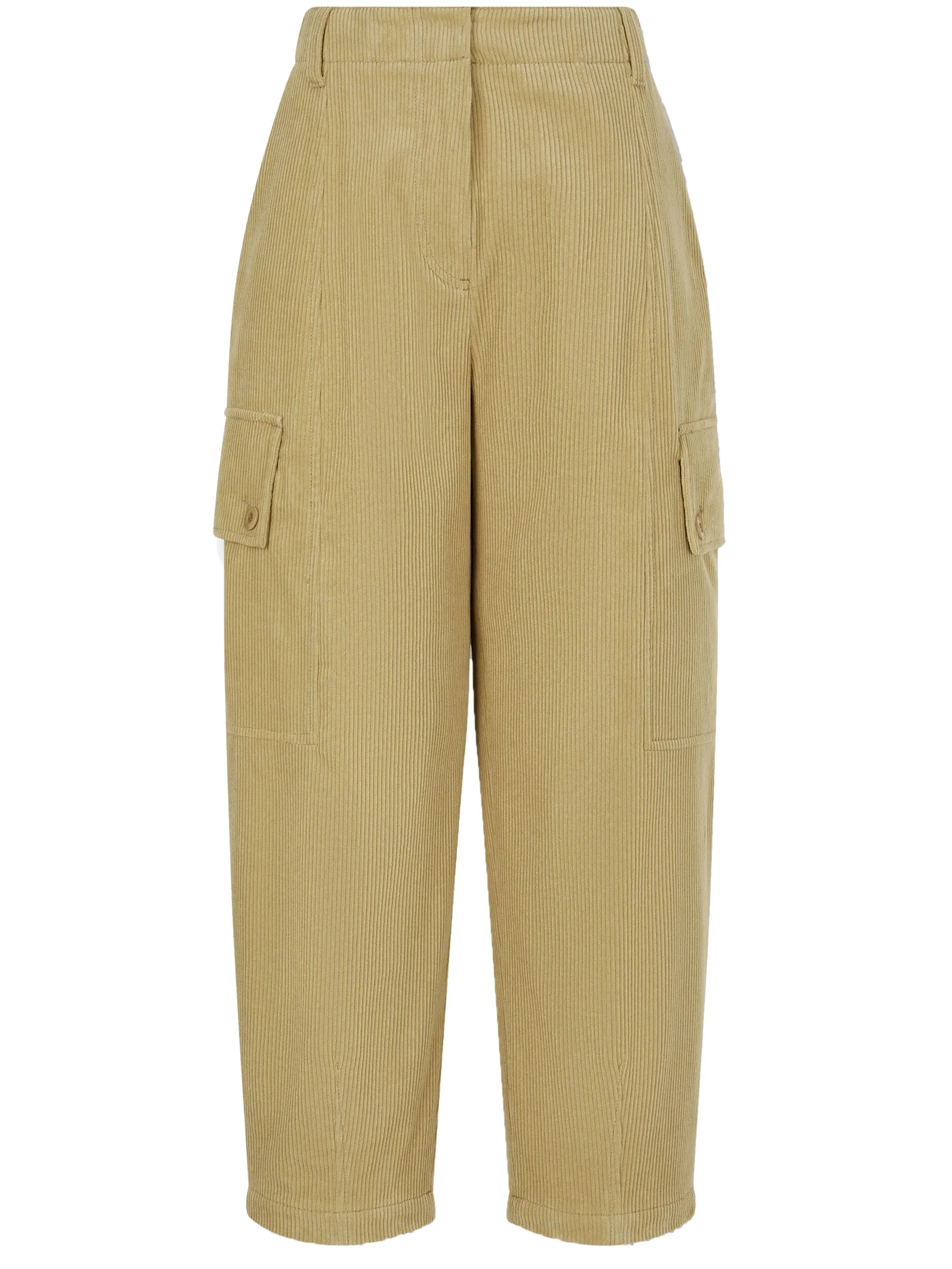 

Вельветовые брюки карго Tomboy, бежевый