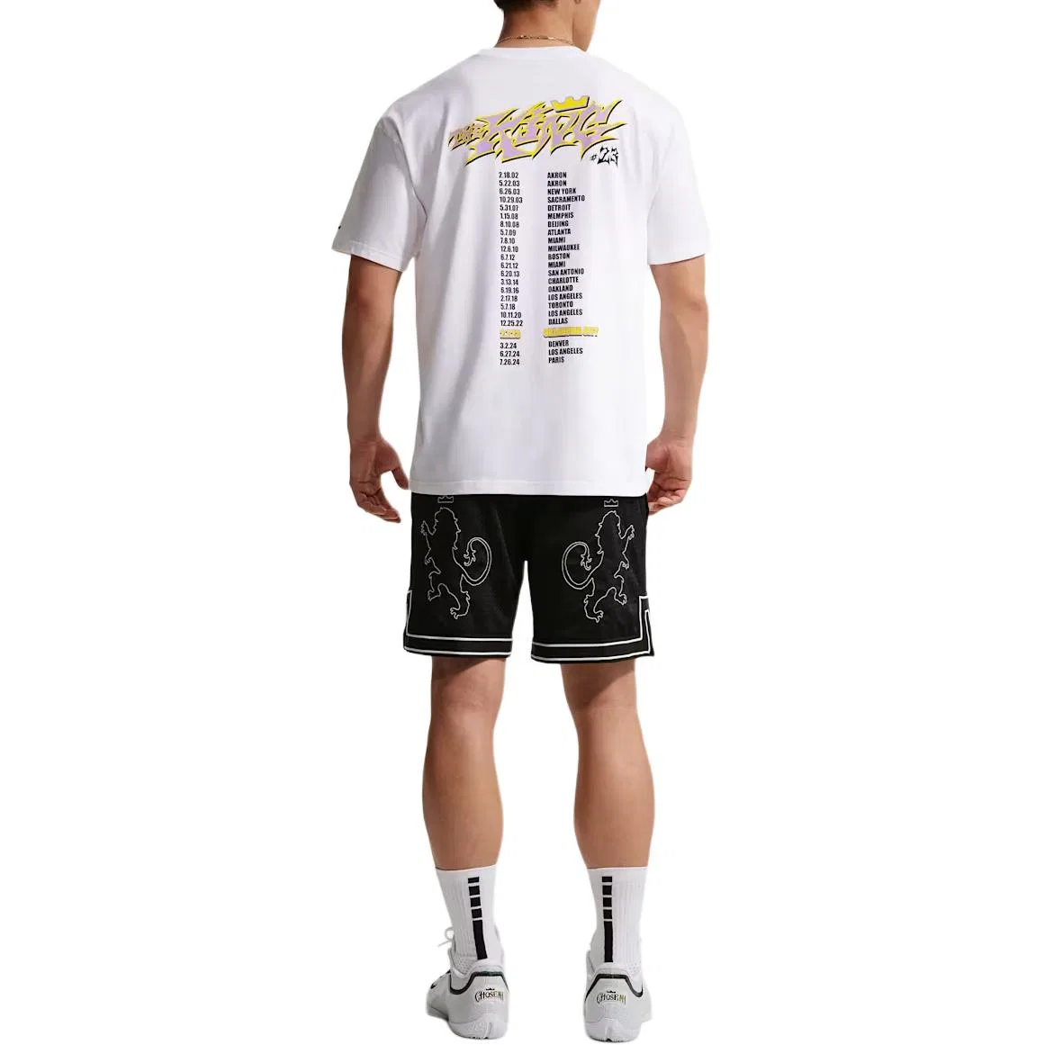 Футболка LeBron Big Kids Nike, White — фото 4