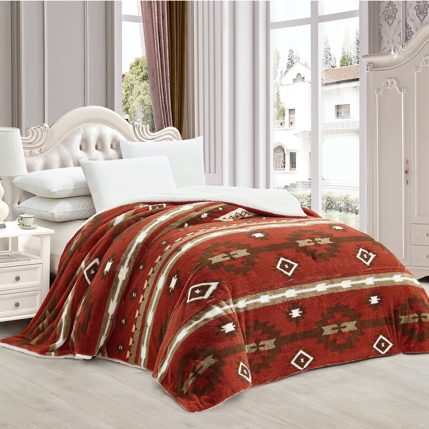 

Одеяло Southwest Home Soft Things, красный