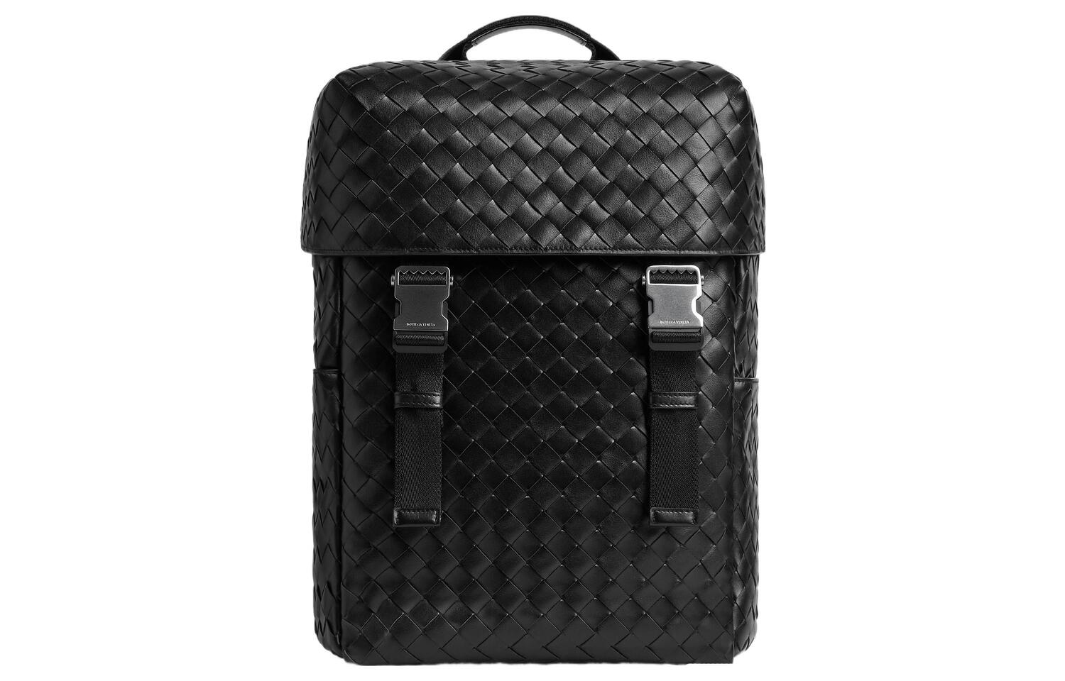 

Кожаная рюкзак Regular мужская черная Bottega Veneta