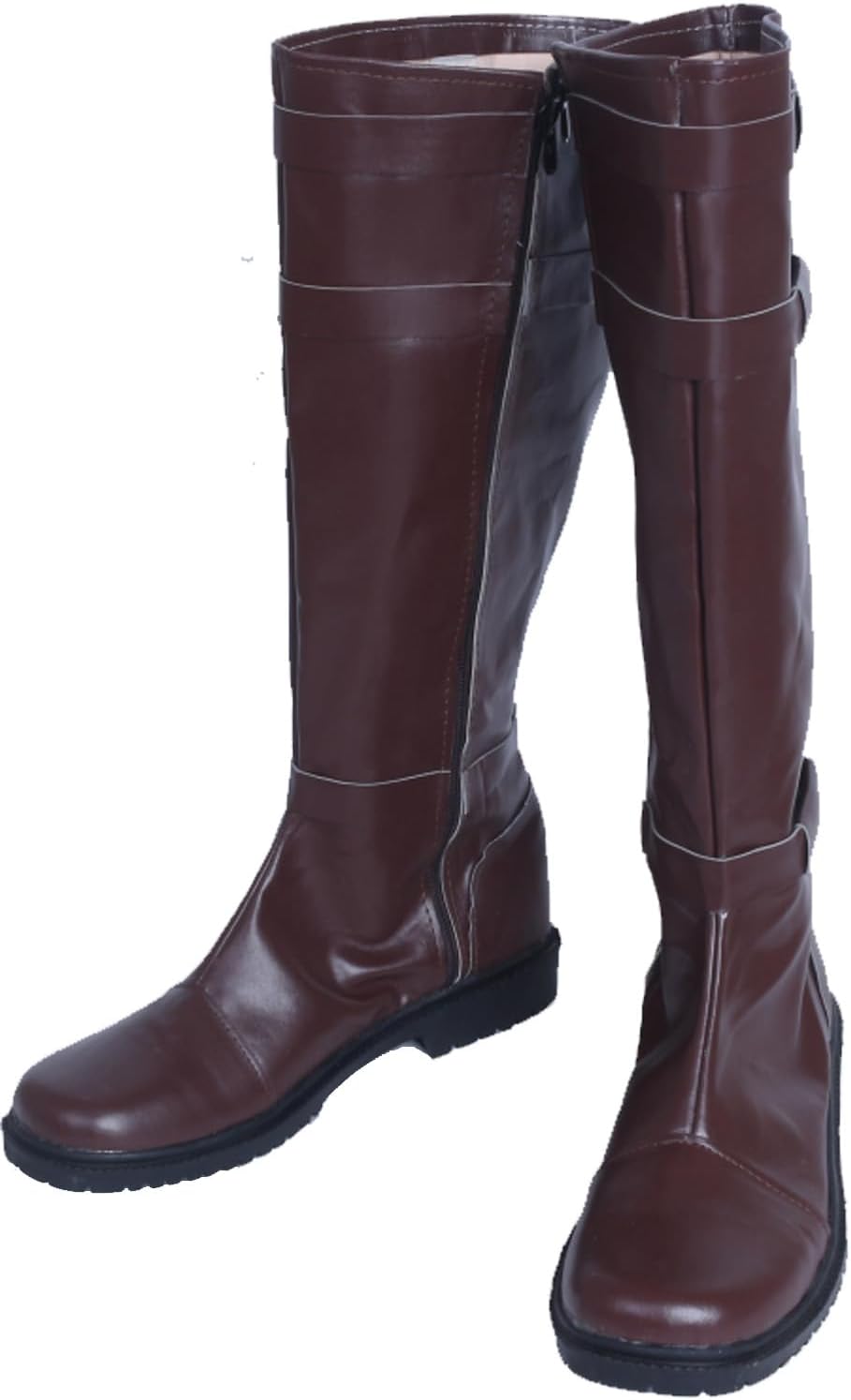 

Мужские ботинки для косплея из кожи, высокие до колена, для костюма на Хэллоуин Saiyajed, Obi Wan Kenobi