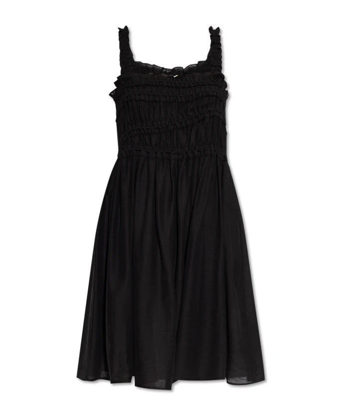 

Платье с драпировкой Tory Burch, черный