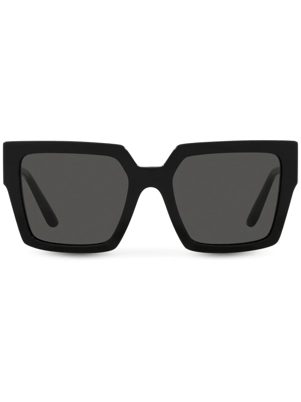 

Солнцезащитные очки в квадратной оправе с кристаллами Dolce & Gabbana Eyewear, черный