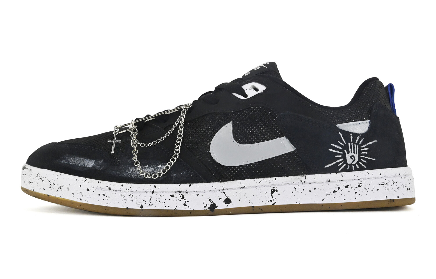 

Кроссовки Nike SB Alleyoop Skateboarding Shoes Men Low-top Dark Gray, черный