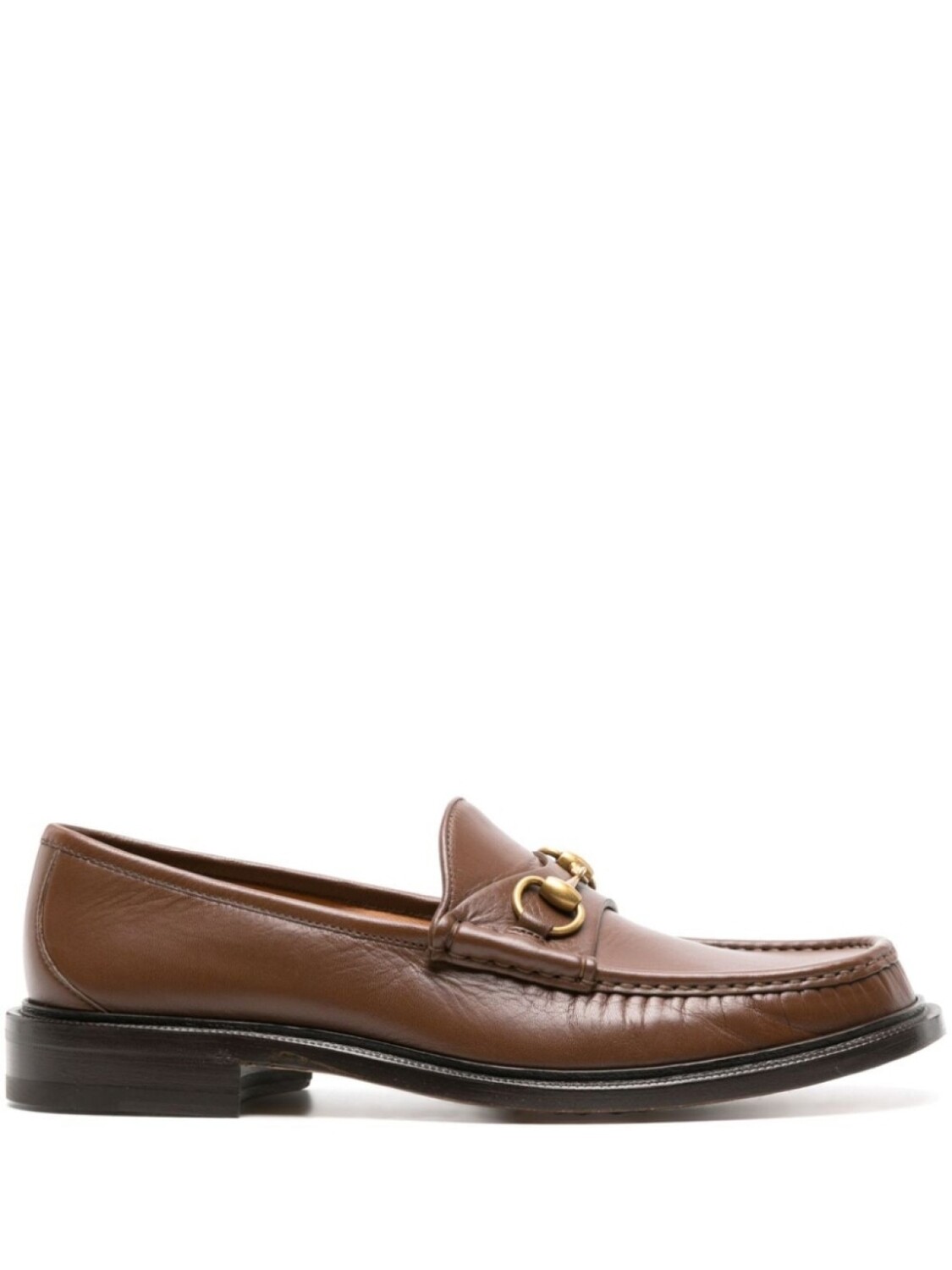 

Gucci лоферы Horsebit, коричневый