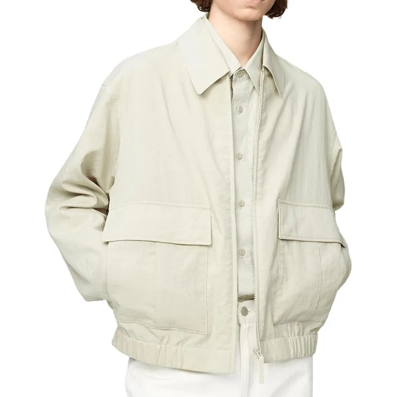 UNIQLO SS26 Куртка женская Light Beige с лацканом Moderate Others
