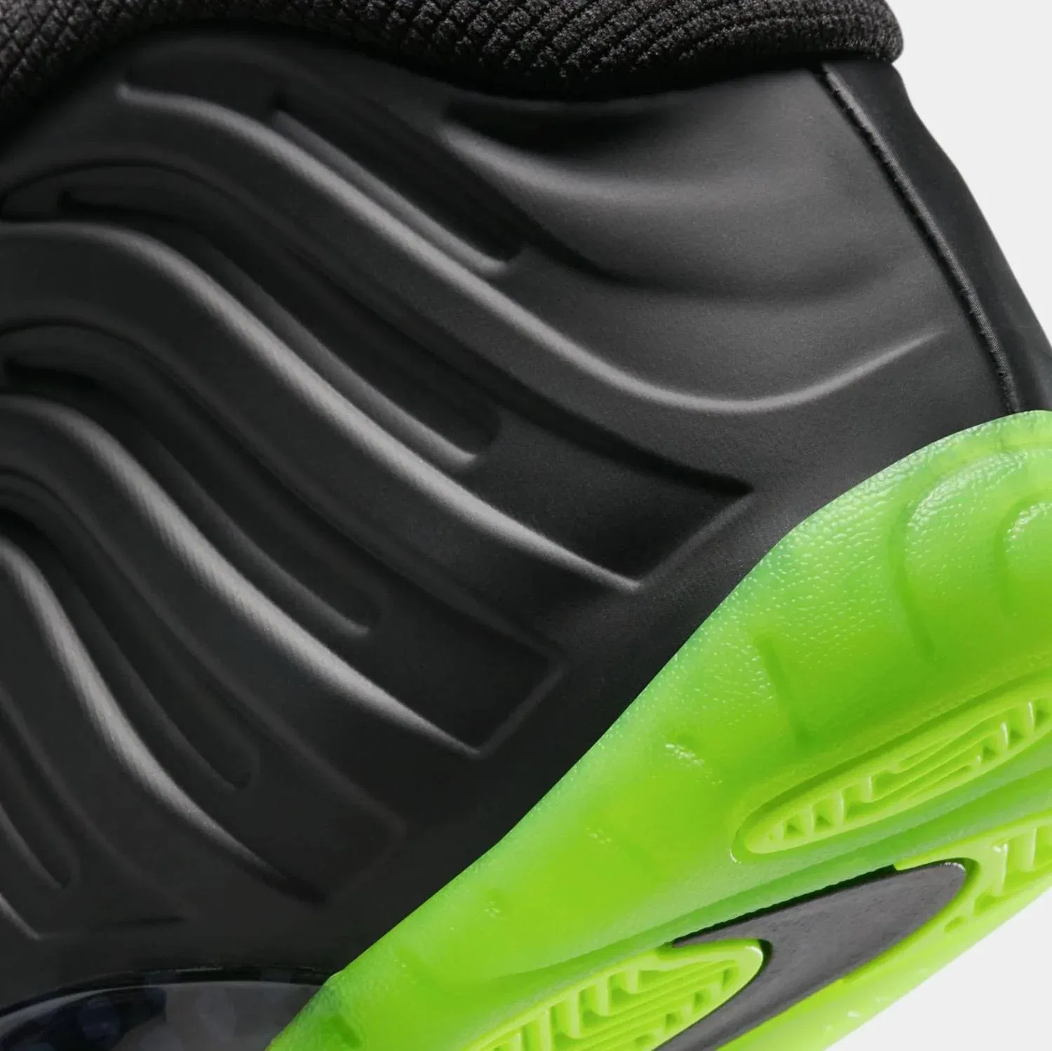 Детские кроссовки Nike Little Posite One, Black/Green — фото 4