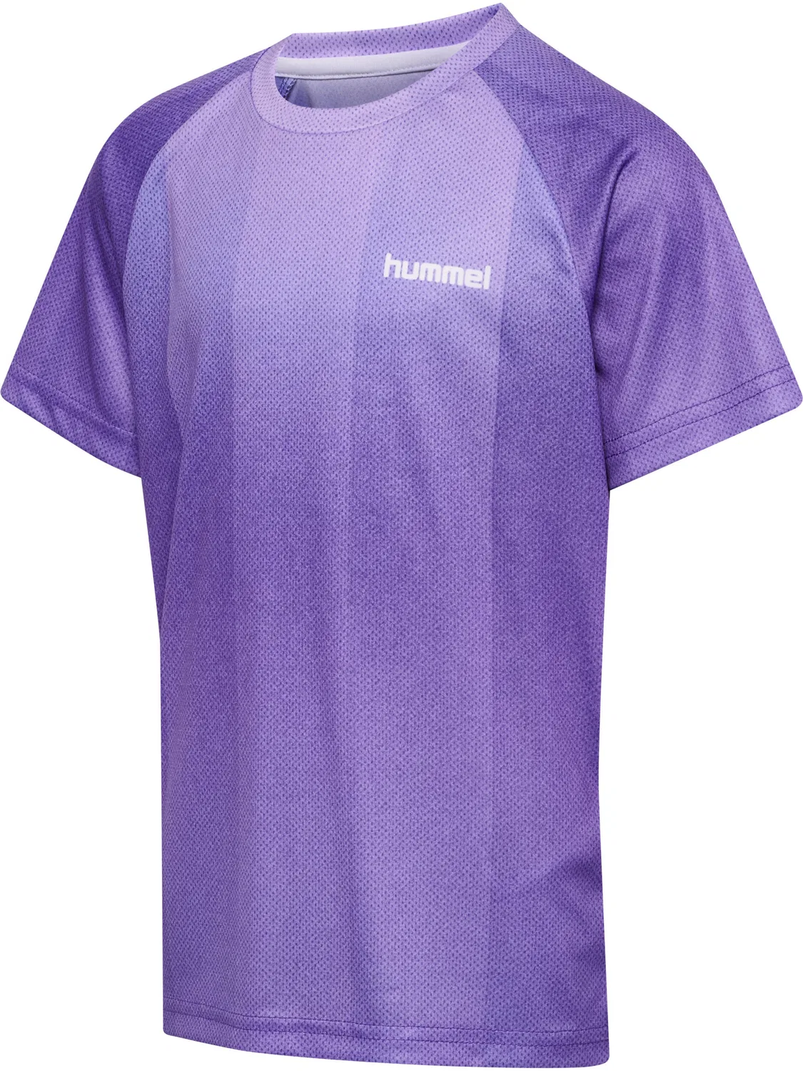 Детский спортивный костюм с принтом Hmljr Gradient Stripe Set Hummel, Grau — фото 3