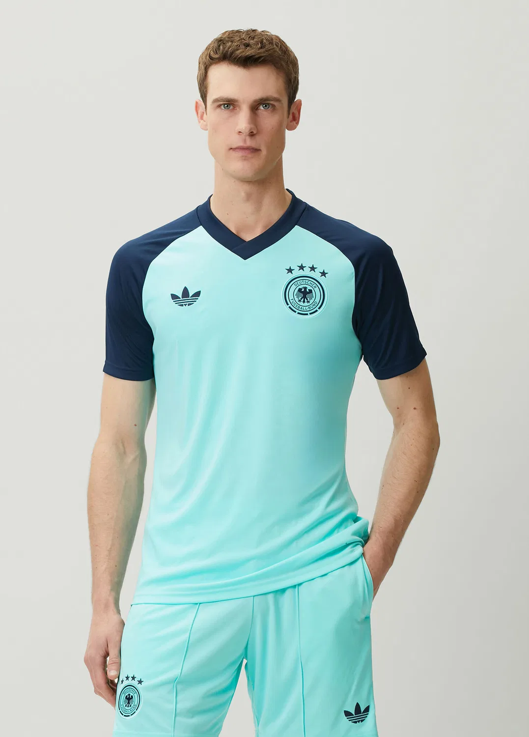 Свитшот Adidas Almanya 26 Deplasman, Su Yeşili