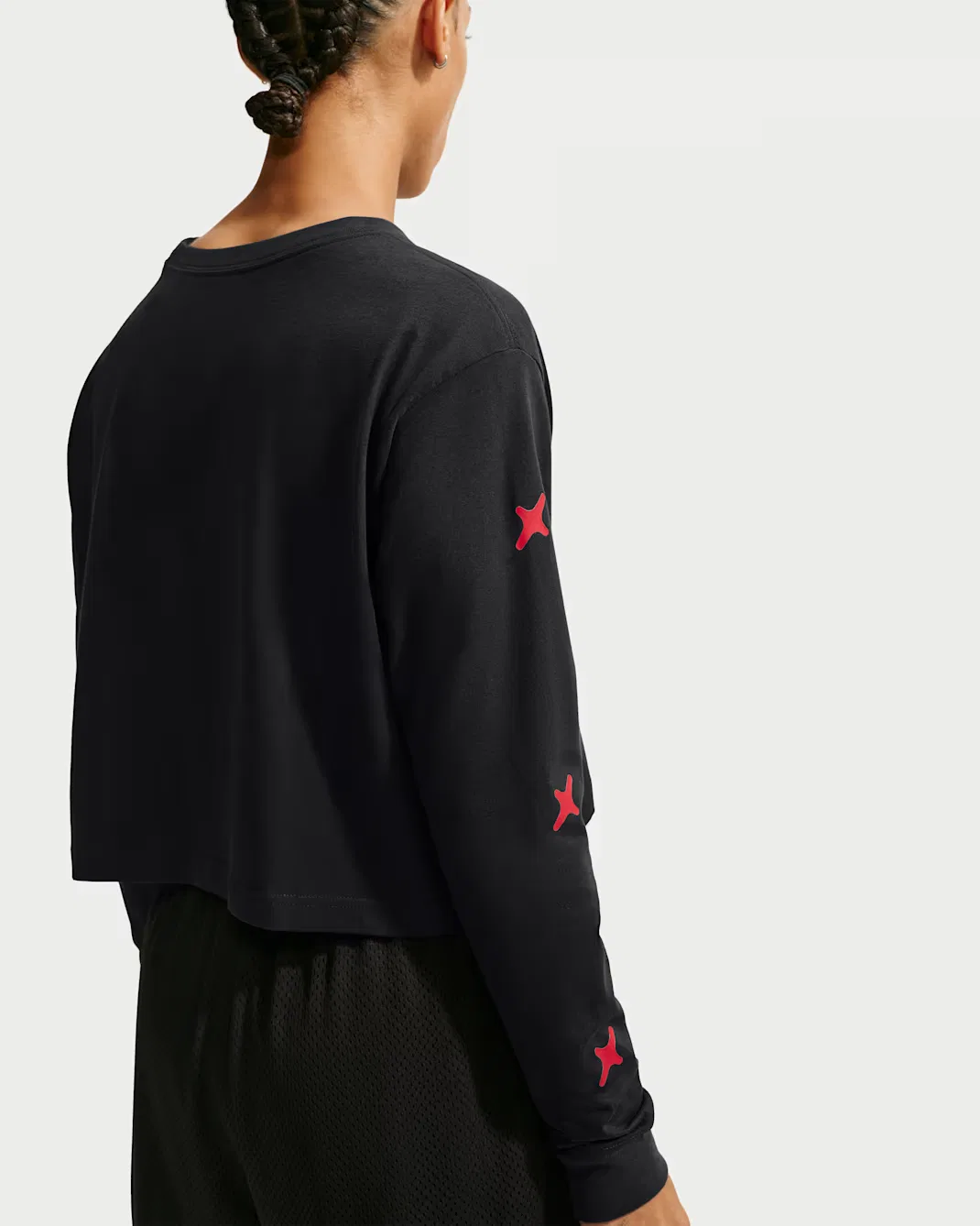 Баскетбольная футболка с длинными рукавами A'ja Wilson A'ja Nike, Black — фото 2