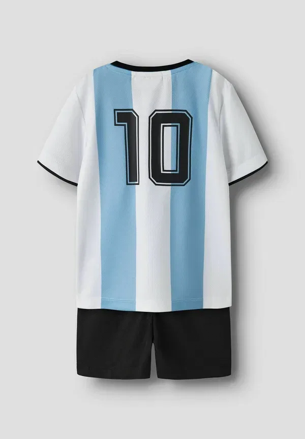 Спортивный костюм из полиэстера Shorts-set football unisex Name It, черный — фото 2