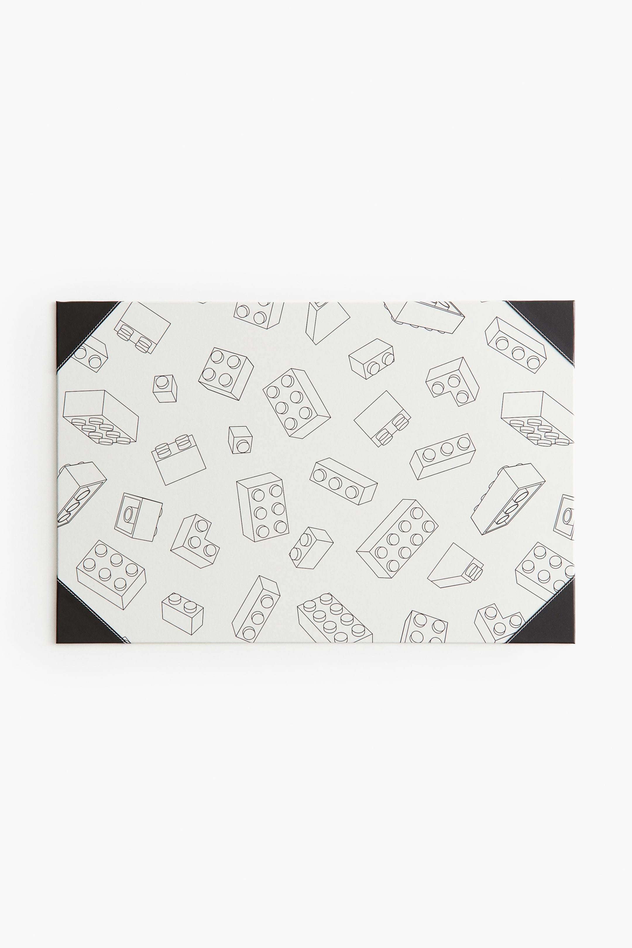 

Коврик бумажный H&m Home Lego Collection Patterned Desk Pad, белый/черный