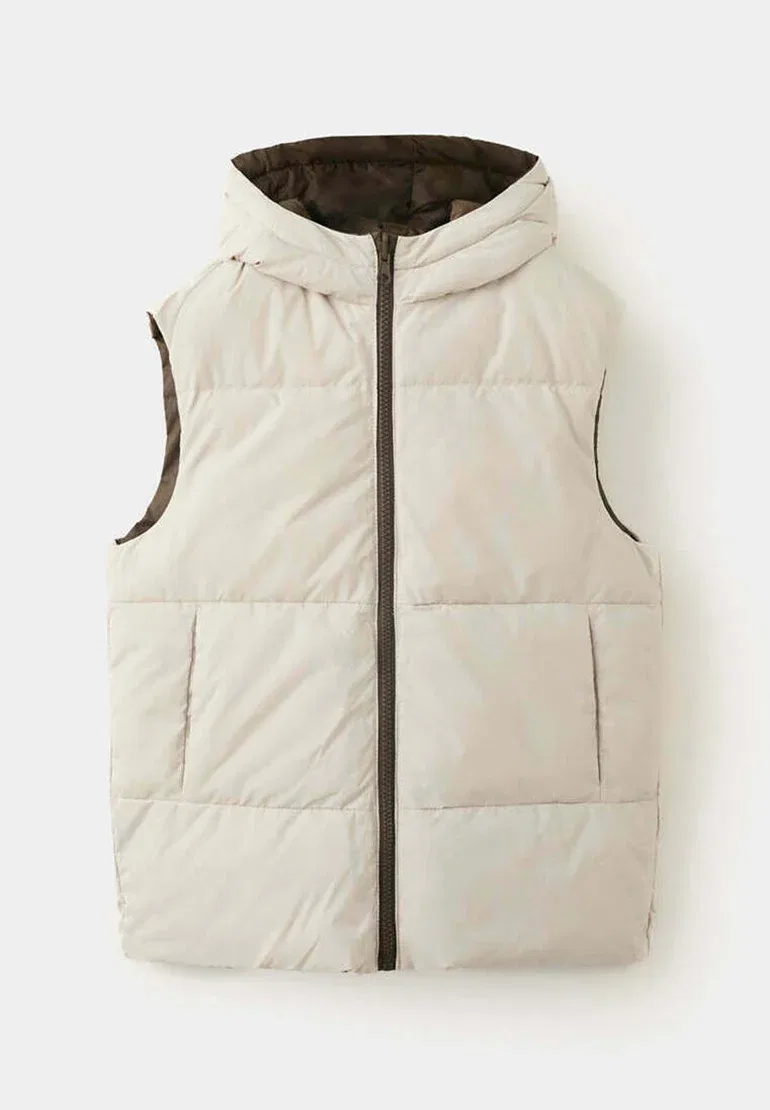 Детский жилет Mango Kids, Brown — фото 4