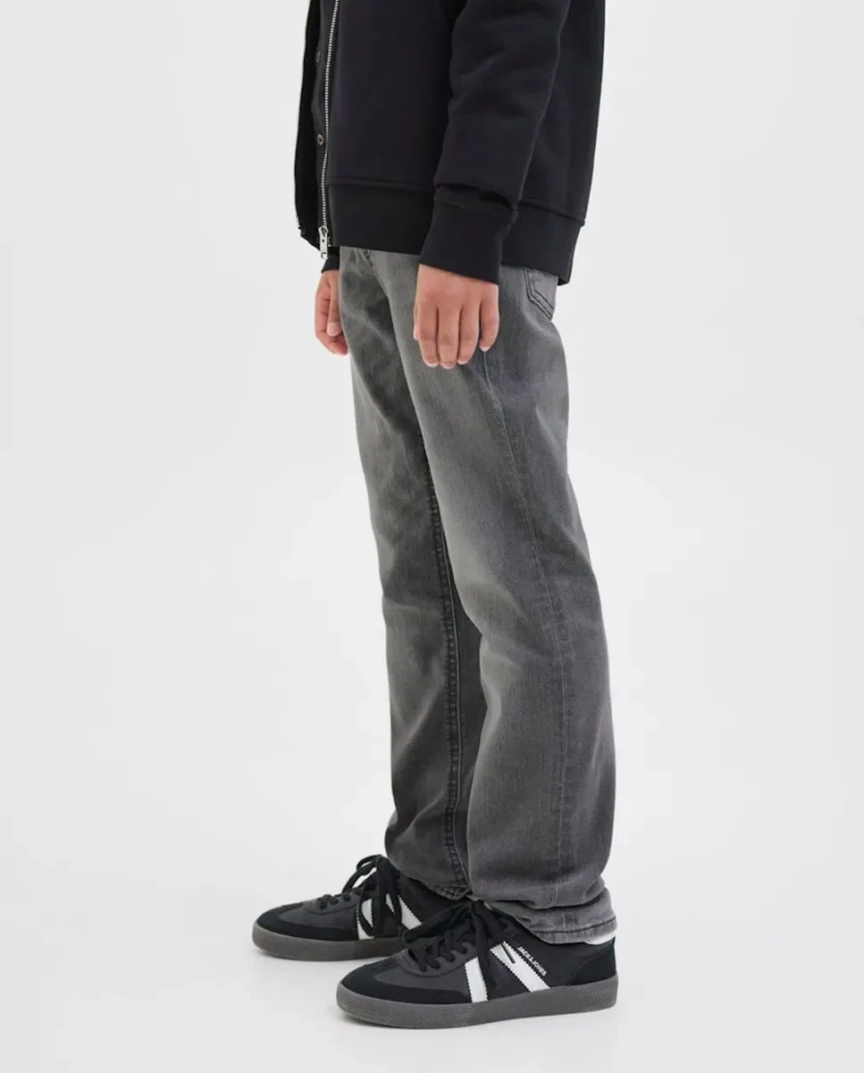Детские джинсы для мальчиков slim fit Vaquero de niño Jack & Jones, Negro — фото 4
