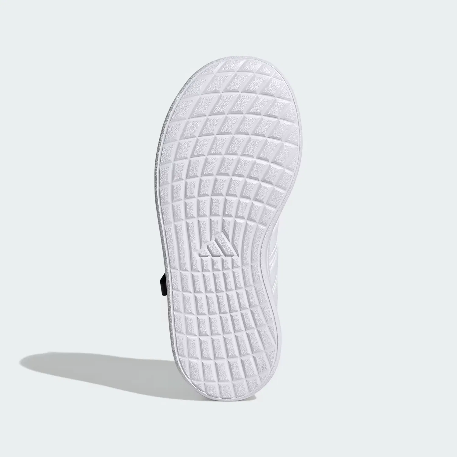 Детские кроссовки со светодиодной подсветкой Lightorama Court Adidas Sportswear, белый облачный/ночной индиго/кричаще-зеленый — фото 4