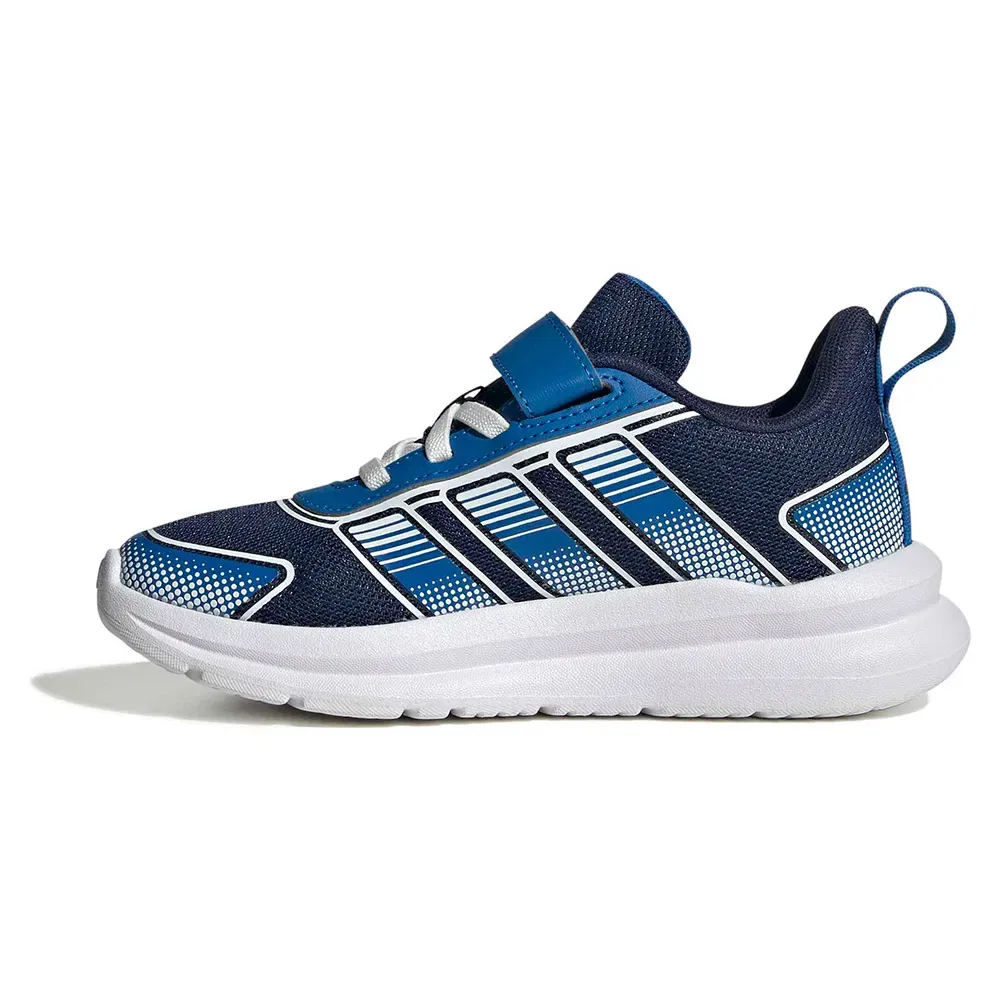 Детские кроссовки для девочек с эластичными шнурками Tensaur Run 4.0 Adidas, Blue — фото 3