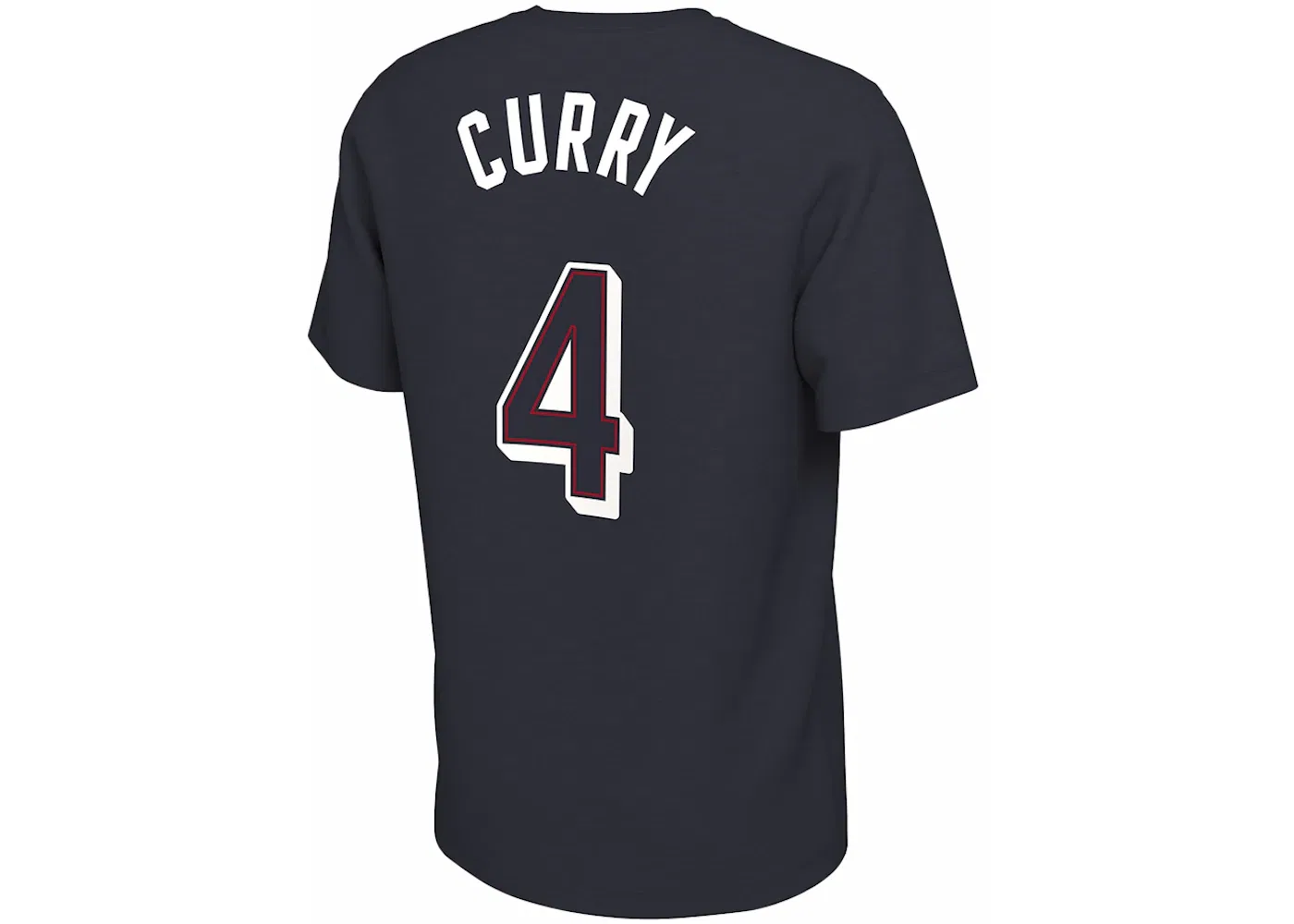 Мужская футболка с принтом Nike Stephen Curry USA Basketball, College Navy — фото 2