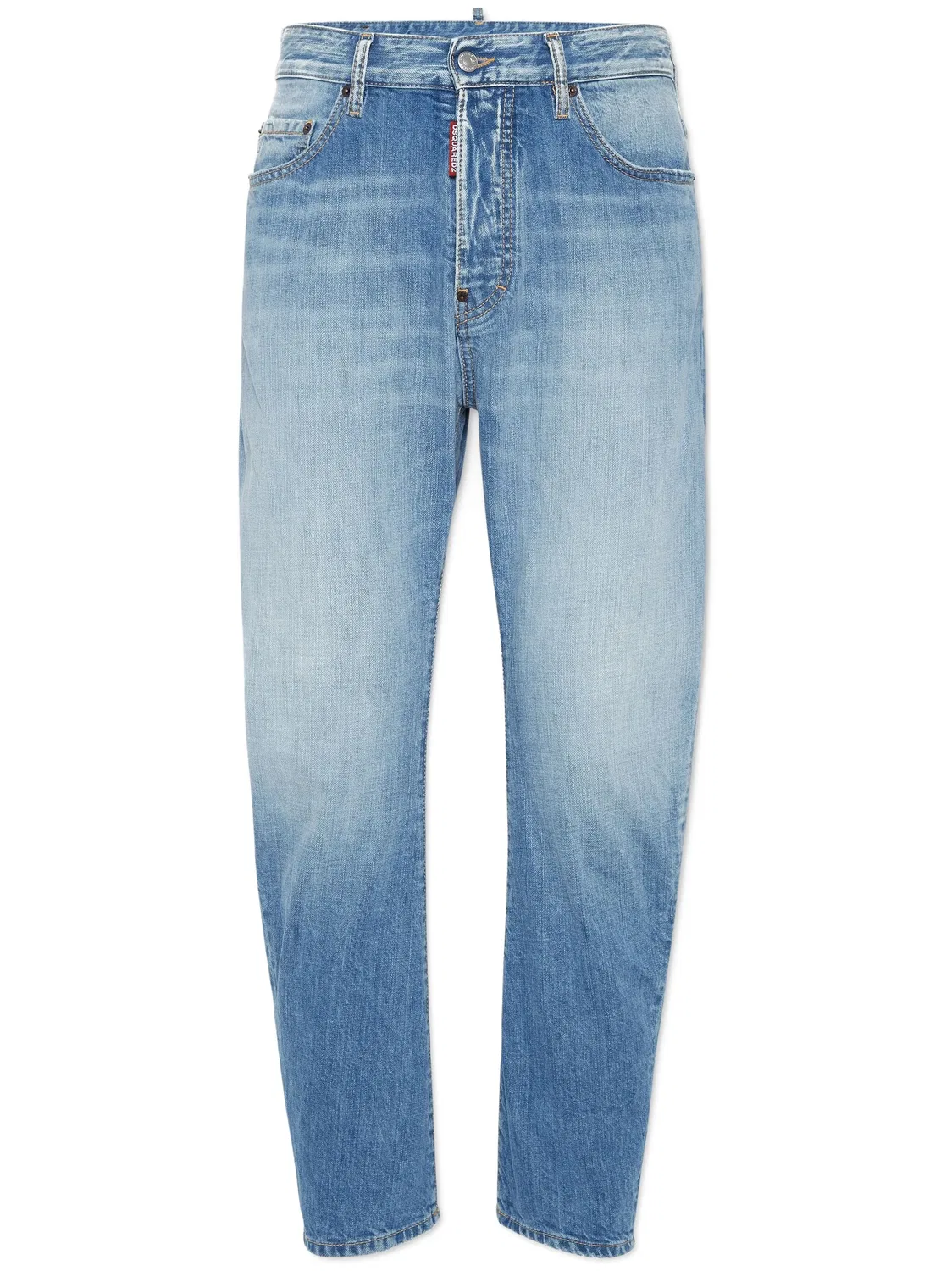 Узкие джинсы из хлопка DSQUARED2, синий