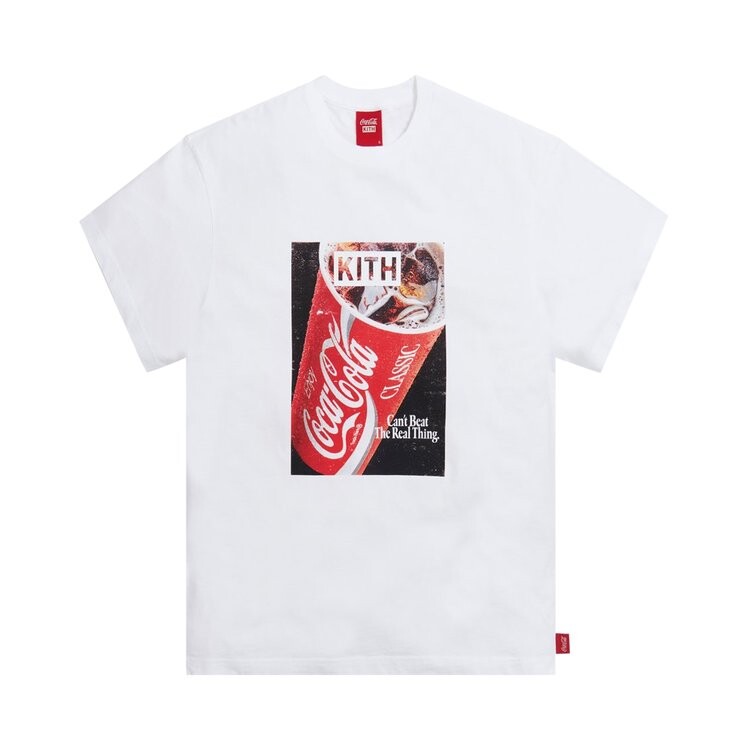

Футболка Kith x Coca-Cola Soft Drink Vintage Tee 'White', белый