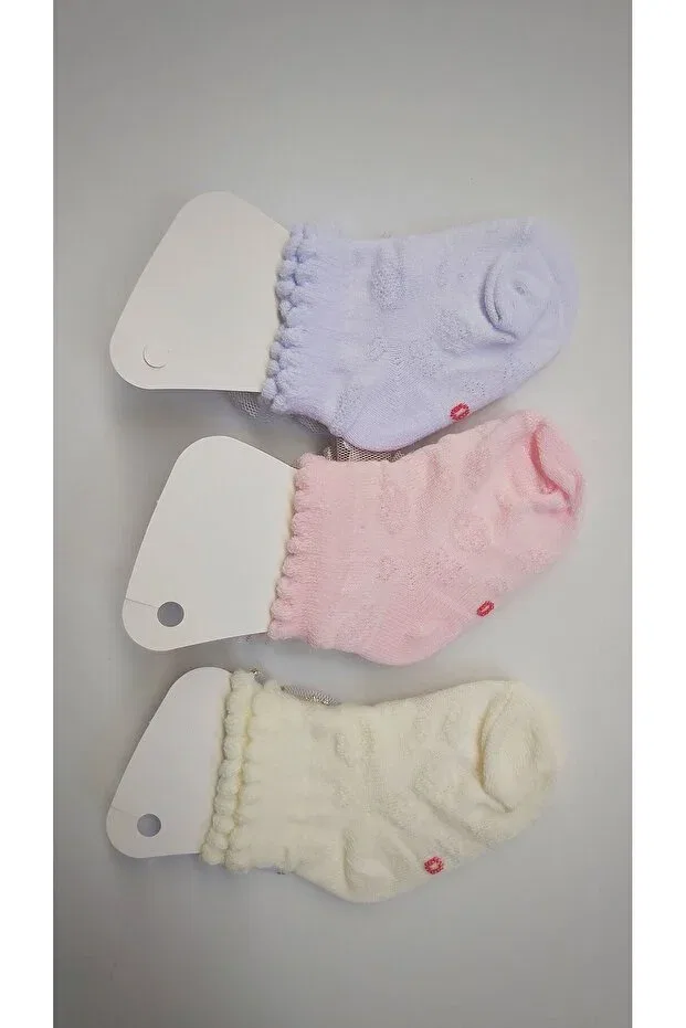 Детские носки для девочек хлопковые Fındık Bebe, Mixed — фото 3