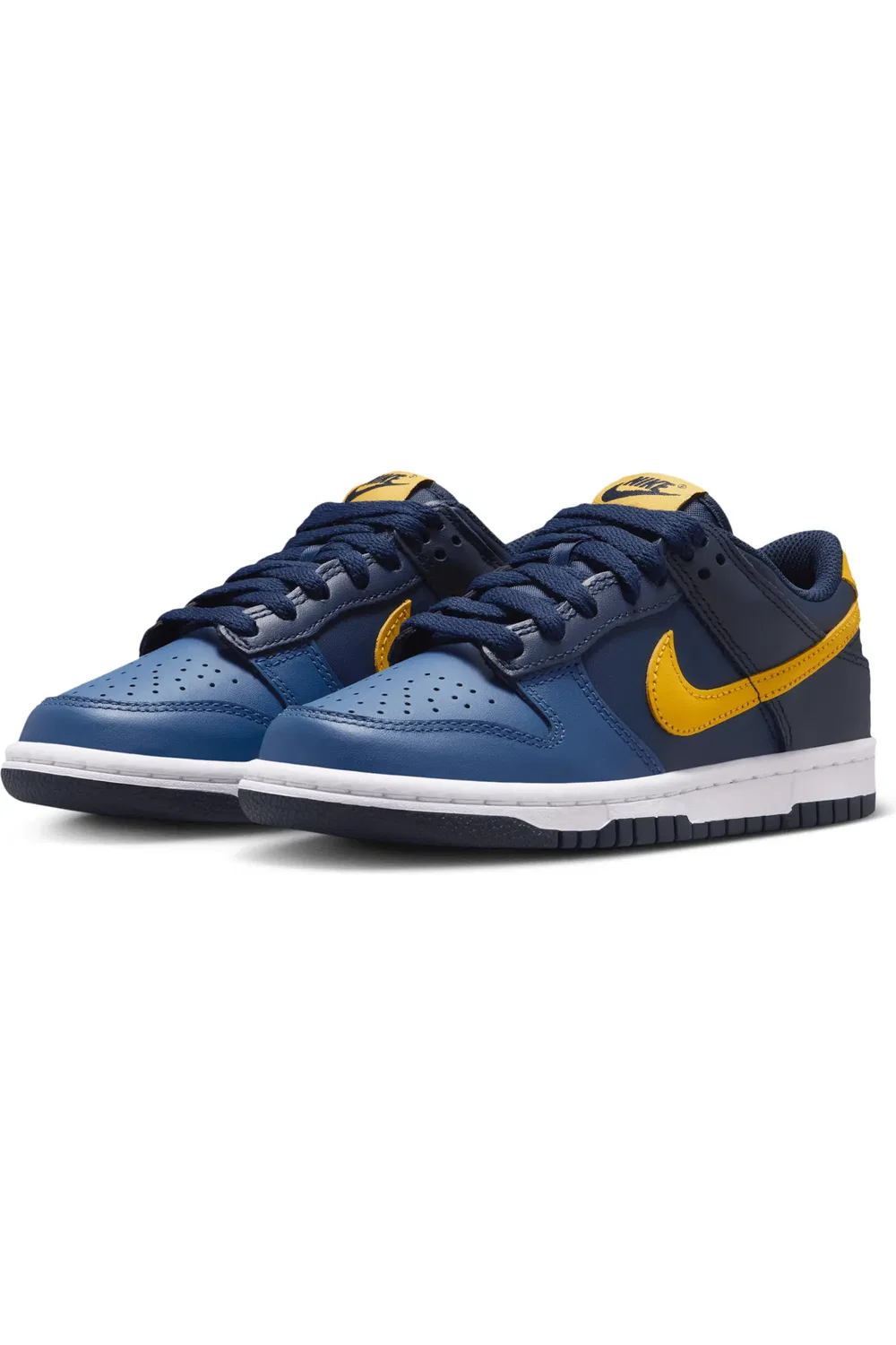 Кроссовки детские баскетбольные Dunk Low Nike, Midnight Navy/Obsidian