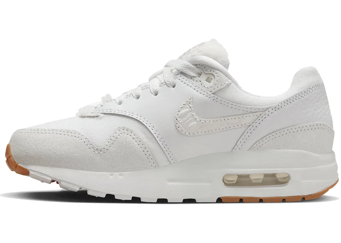 Детские кроссовки Lifestyle Nike Air Max 1, White University Red — фото 2