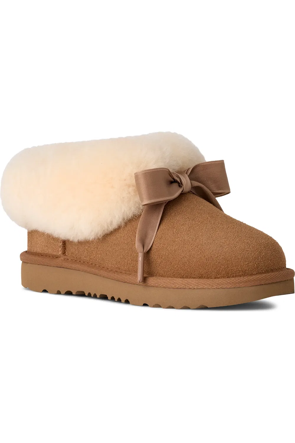 Детские тапочки с мехом Bailey UGG, Chestnut