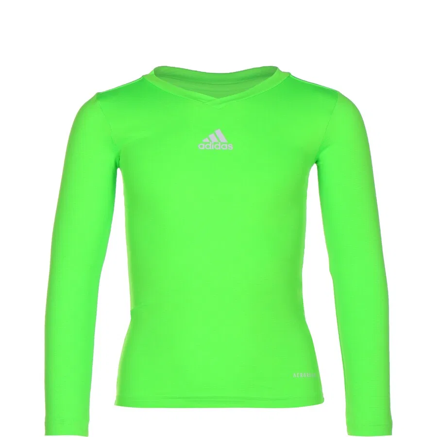 Спортивная футболка ADIDAS PERFORMANCE Performance Shirt 'Team Base' неоново-зеленого цвета