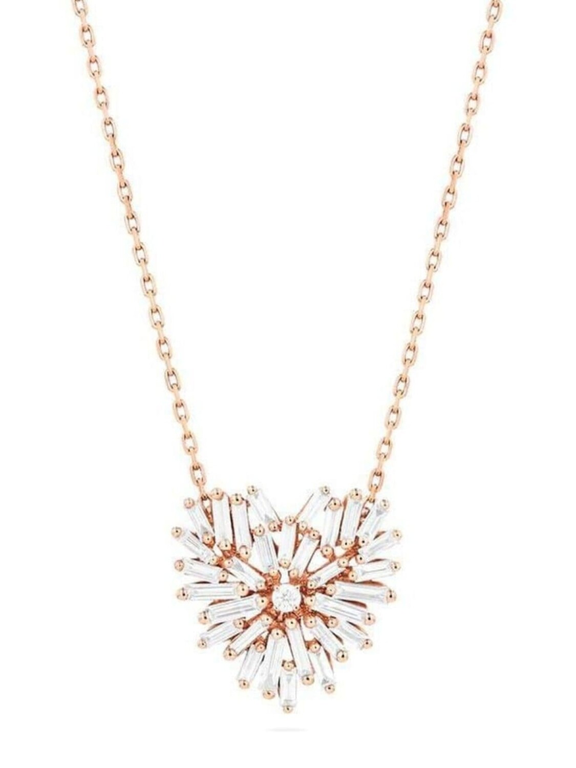 

Колье из розового золота с бриллиантами Suzanne Kalan, розовый