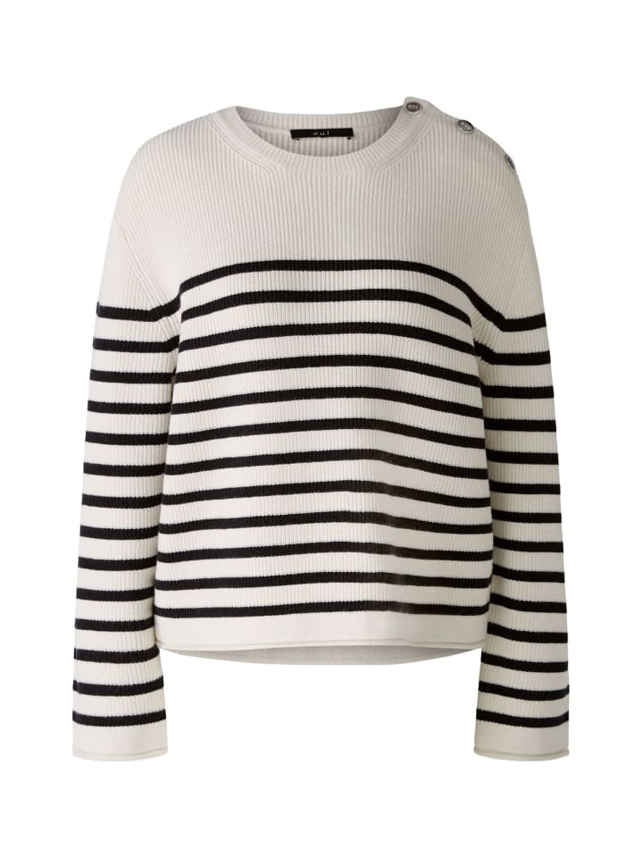 

Пуловер Oui Pullover, цвет white black