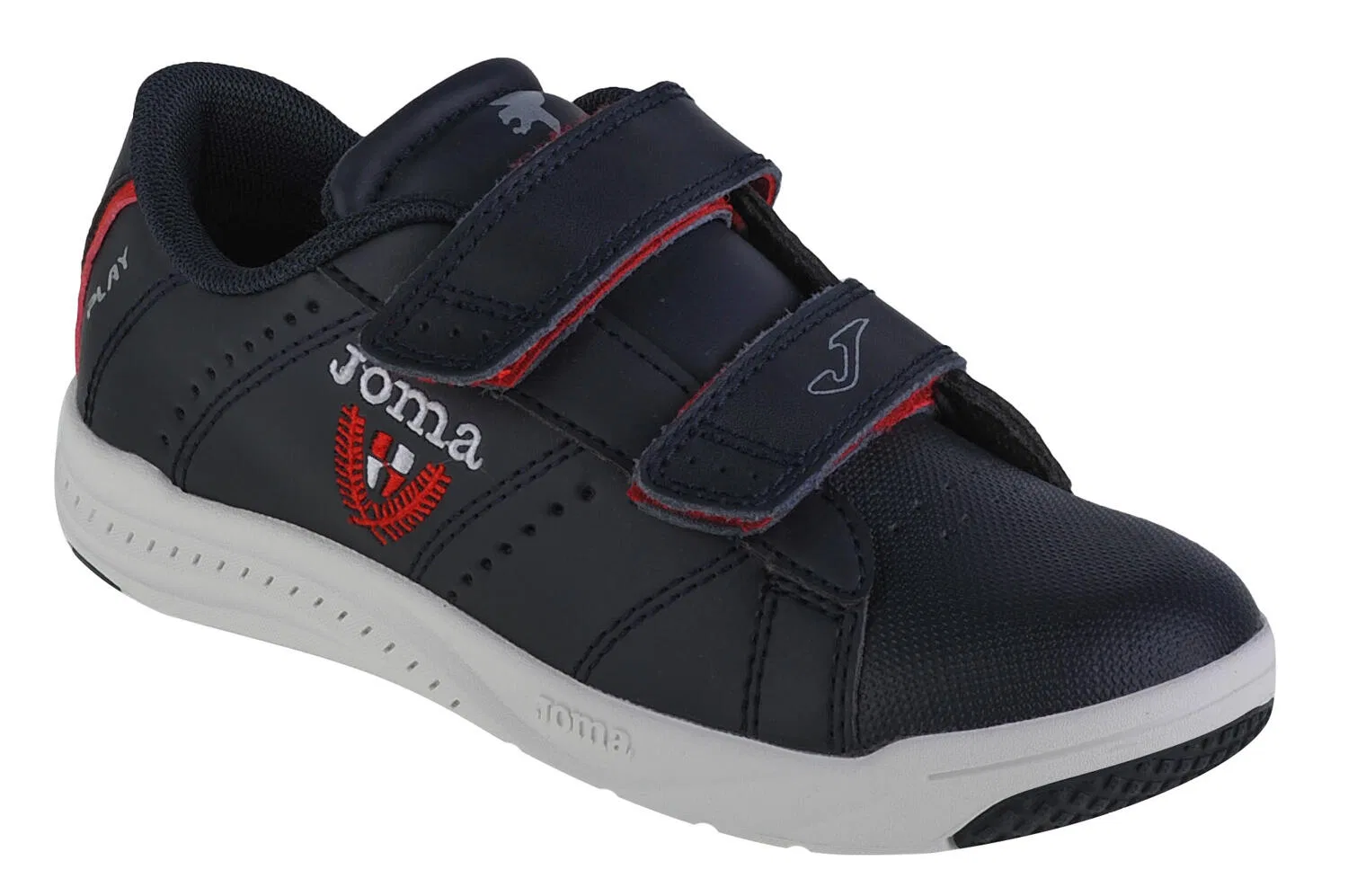 Детские кроссовки для мальчиков с технологией Flexo Joma W.Play Jr 21, Navyblau Rot