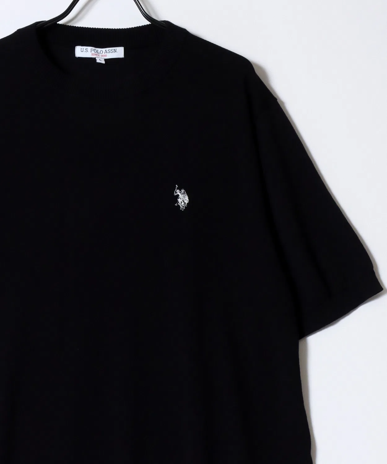 Футболка с коротким рукавом оверсайз с вышивкой U.S. POLO ASSN., Off White — фото 3