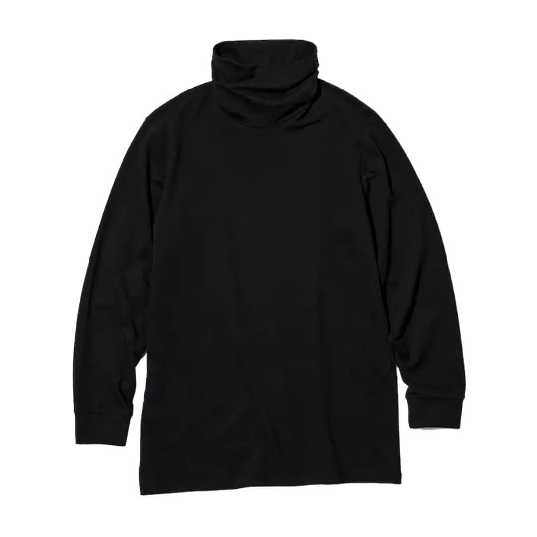 Джемпер Uniqlo Heattech Extra Warm Cotton, черный - фото