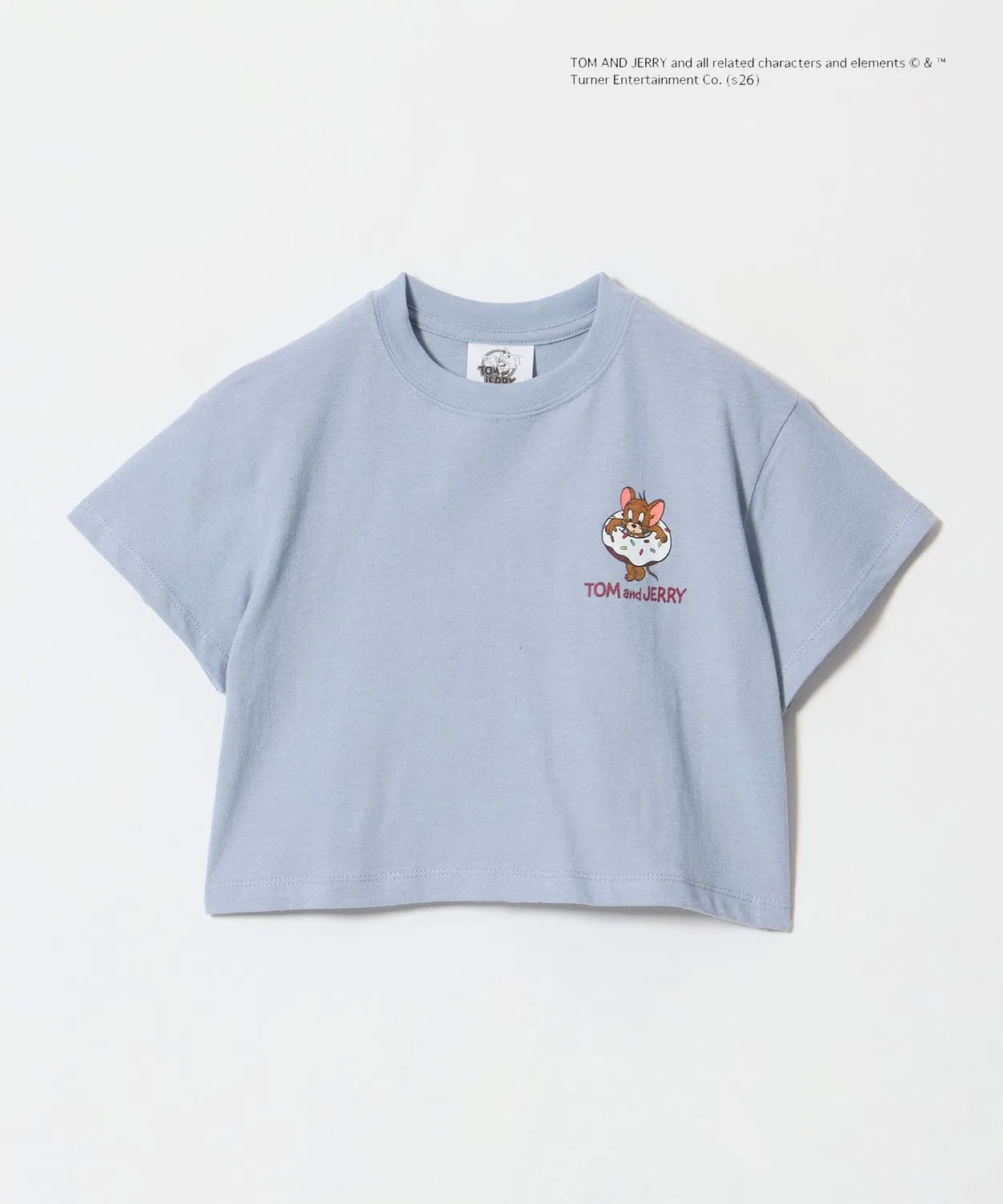 Детская футболка с принтом TOM and JERRY URBAMENT green label relaxing, Light Blue