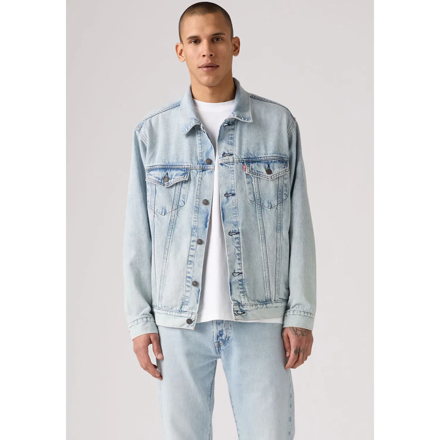 Мужская джинсовая куртка свободного кроя New Relaxed Fit Truck Levi's, Brightside Trk