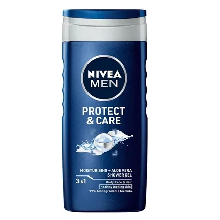 Гель для душа защита и уход Nivea Men, 250 мл