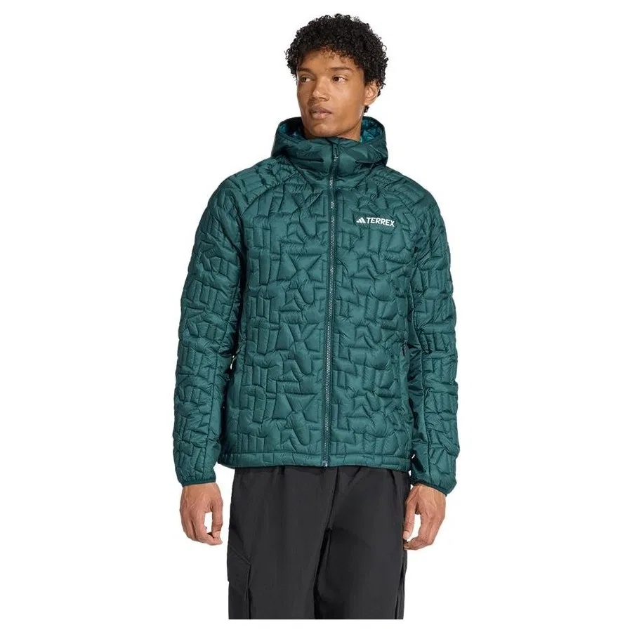 Мужская куртка с утеплителем XPR LF HO JKT adidas, Зеленый — фото 2