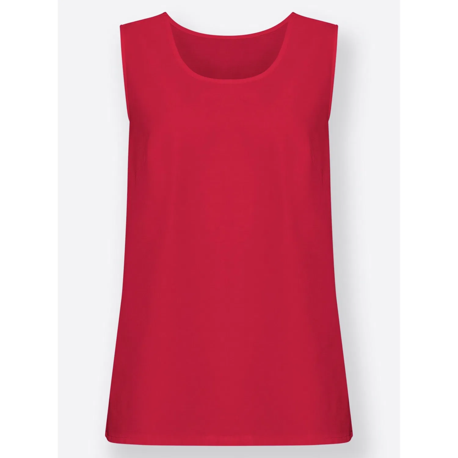 Женская блуза с круглым вырезом Classic Basics, Red — фото 3