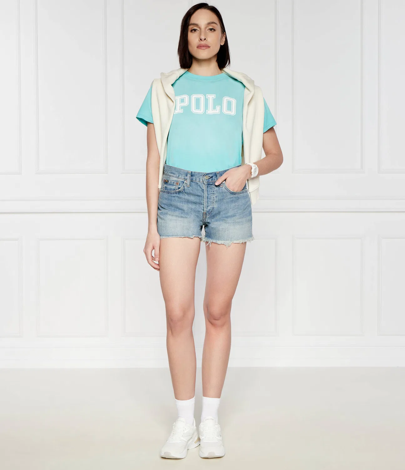 Джинсовые шорты Polo Ralph Lauren, Blu — фото 2