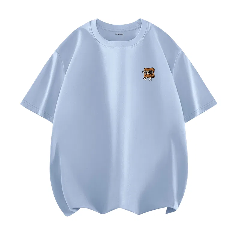 Детская футболка с принтом Ice Silk Cool Tonlion, Цвет Light Blue