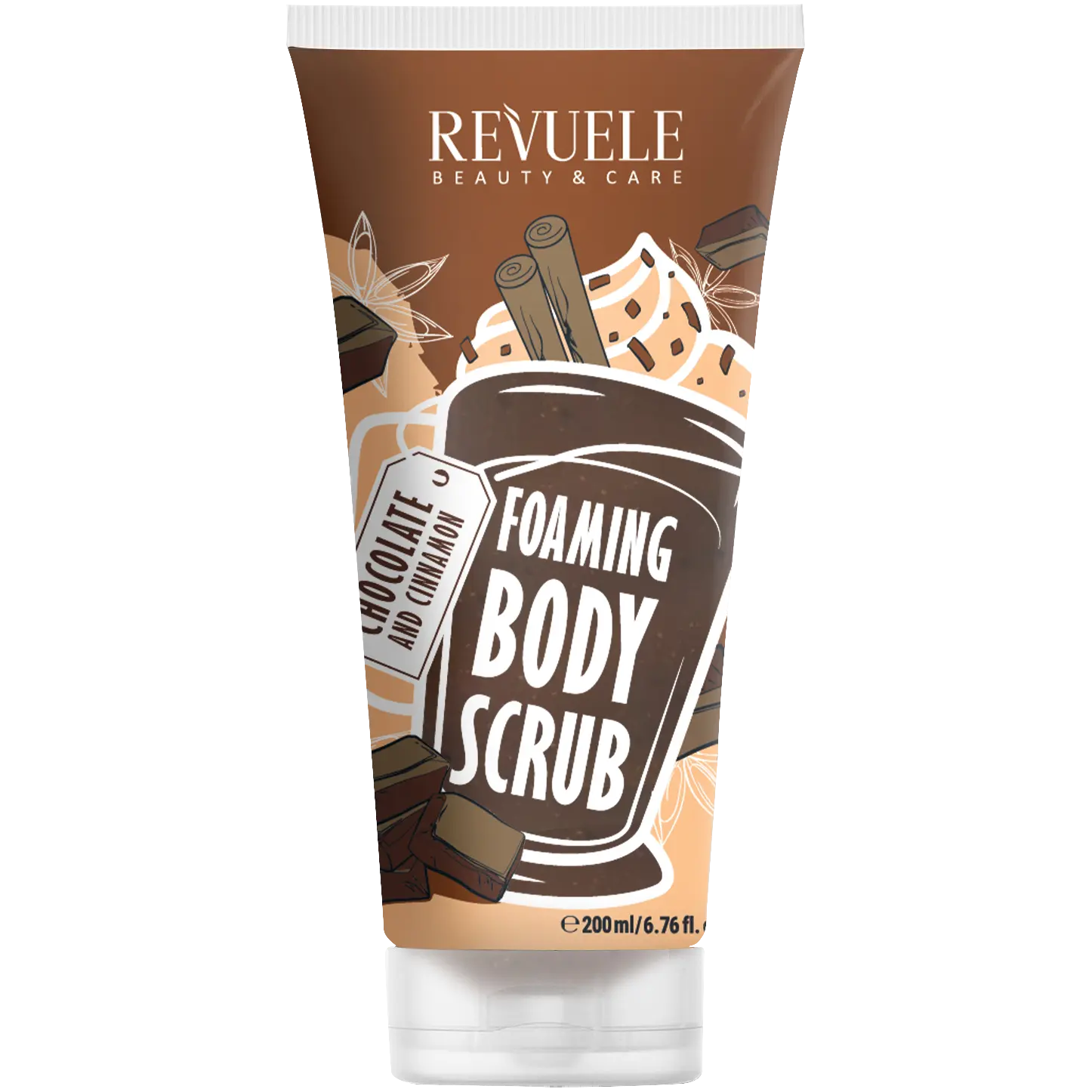 

Revuele Chocolate&Cinnamon Гель-скраб для душа, 200 мл