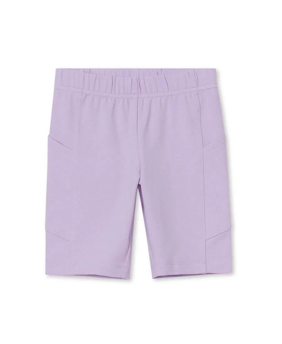 Детские шорты-велосипедки из плотного хлопка с карманами Tough Cotton Lands' End, Lilac Breeze