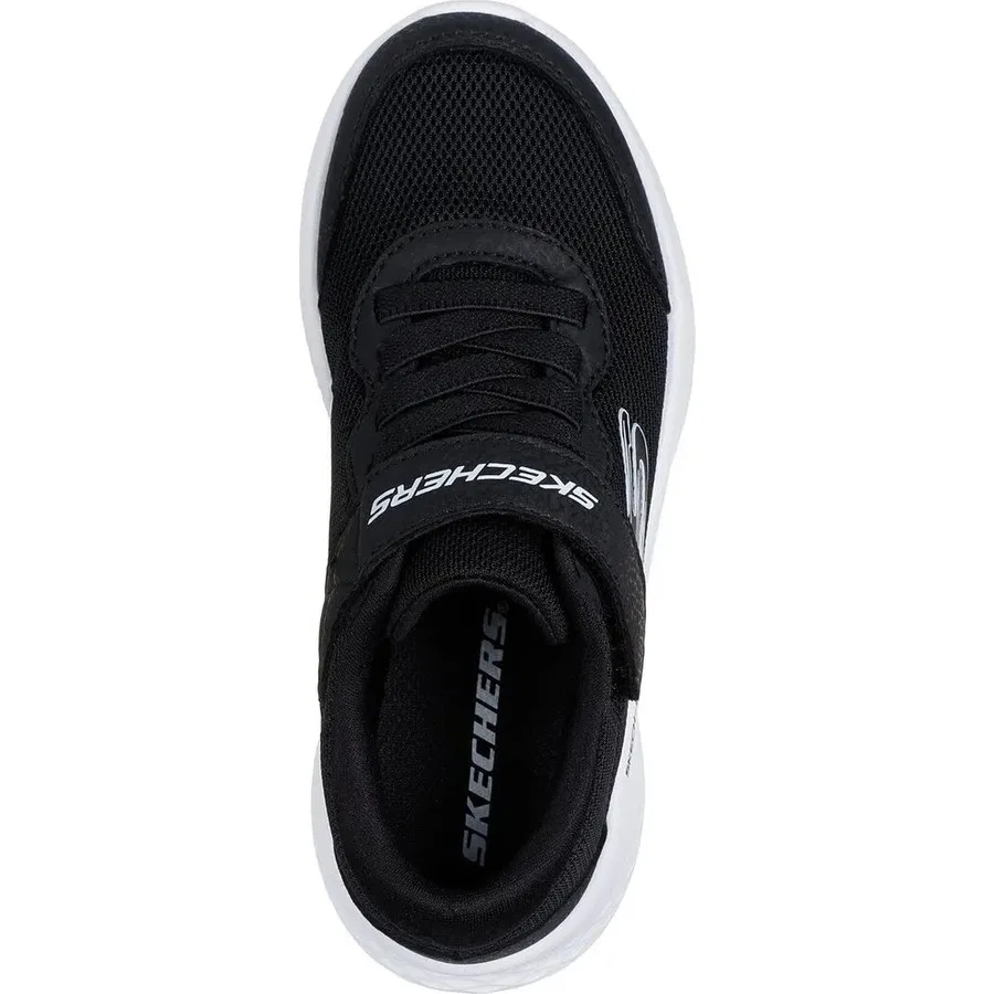 Кроссовки детские с дышащим текстилем Skechers Skechlite Pro, Черный — фото 4