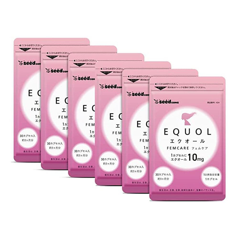 

Добавка Seedcoms Equol Femcare, 6 предмета, 30х6 таблеток