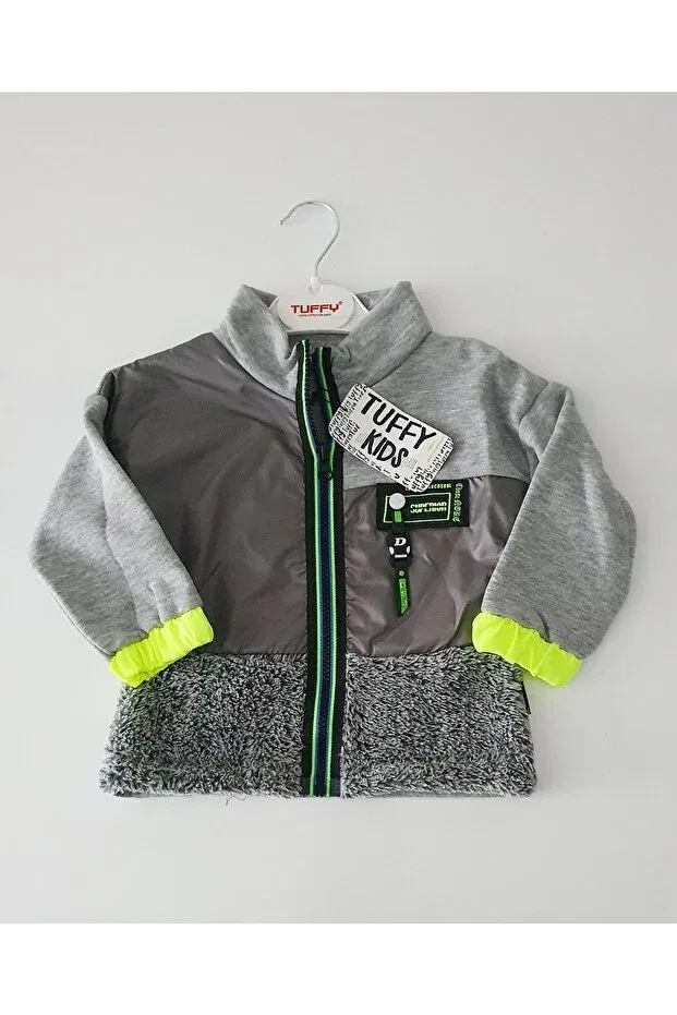 Детский кардиган для мальчиков с длинным рукавом Tuffy Kids, Gray
